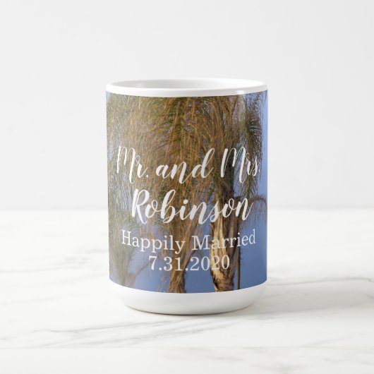 Meneer en mevrouw Palm Trees Mok (Center)