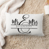 Meneer en mevrouw Pas getrouwd Paar Geschenken Kussen (Deken)