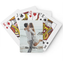 Meneer en mevrouw Photo Wedding Pas getrouwd