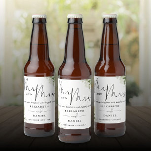 Meneer En Mevrouw Proost Op De Liefde Groene Huwel Bier Etiket