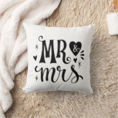 Meneer en mevrouw - Romantisch aandenken cadeau Kussen (Deken)