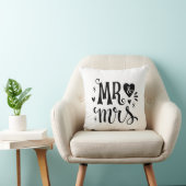 Meneer en mevrouw - Romantisch aandenken cadeau Kussen (Stoel)