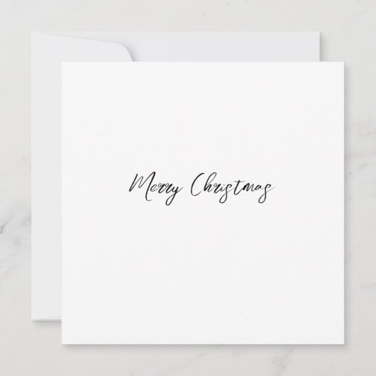 Meneer en mevrouw Santa Folded Wenskaart Kaart (Achterkant)