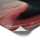 Meneer en mevrouw Skunk poseren Perfect Poster (Hoek)