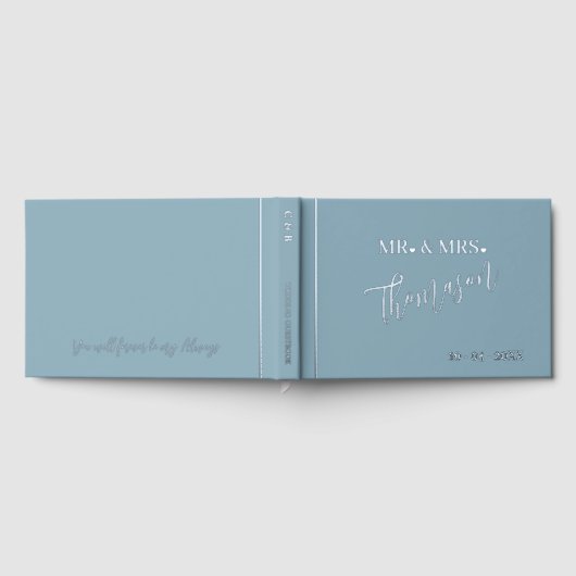 Meneer en mevrouw trouwdag datum goud gastenboek (Volledig)