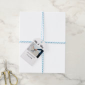 Meneer en mevrouw voegen familienaam datum jaar hu cadeaulabel (Met Touw)