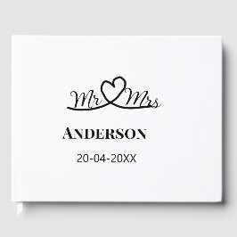 Meneer en mevrouw voegen familienaam datum jaar hu gastenboek