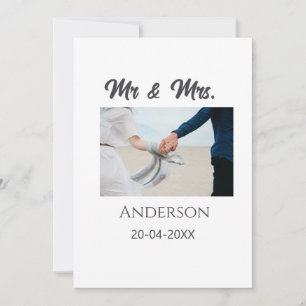 Meneer en mevrouw voegen familienaam datum jaar hu kaart