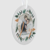Meneer en mevrouw | Winter Sage Greenery & Copper  Ornament (voorkant)