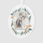 Meneer en mevrouw | Winter Sage Greenery & Copper  Ornament (voorkant)