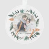 Meneer en mevrouw | Winter Sage Greenery & Copper  Ornament (voorkant)