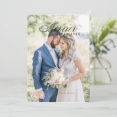 Meneer en mevrouw zijn net getrouwd met Eerste Ker Kaart (Staand voorkant)