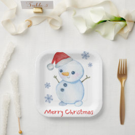 Meneer Frosty Papieren Bordje