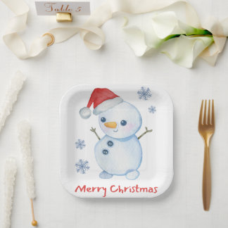 Meneer Frosty Papieren Bordje