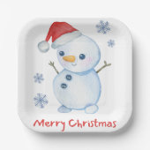 Meneer Frosty Papieren Bordje (Voorkant)