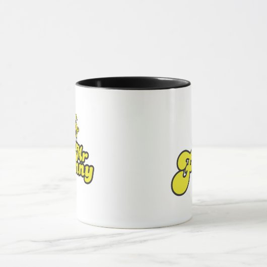 Meneer Funny danst op zijn naam Mok (Midden)