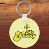 Meneer Funny danst op zijn naam Sleutelhanger (Voorkant)