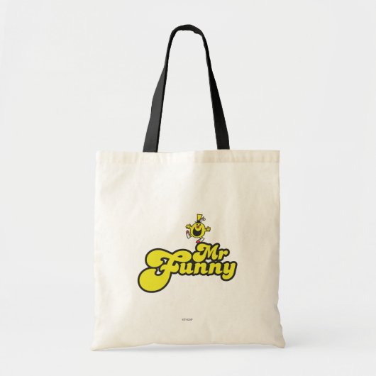 Meneer Funny danst op zijn naam Tote Bag (Voorkant)