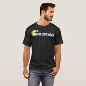 Meneer Gamechanger Softbal Scorekeeper T-shirt (Voorkant volledig)