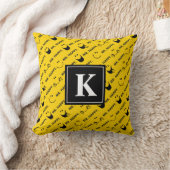 Meneer Gelukkig | Alle Tanden Bloot Patroon | Mono Kussen (Deken)