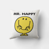 Meneer Gelukkig | Reuzen Smiley Face Kussen (Achterkant)