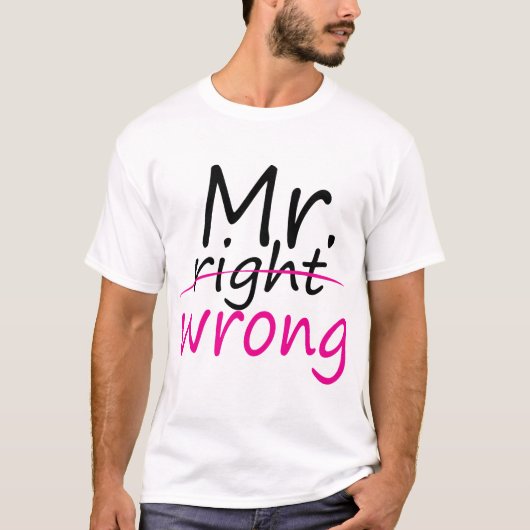 Meneer.(goed)Fout T-shirt (Voorkant)