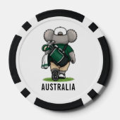 Meneer golfverslaafde koala Chips (Achterkant)
