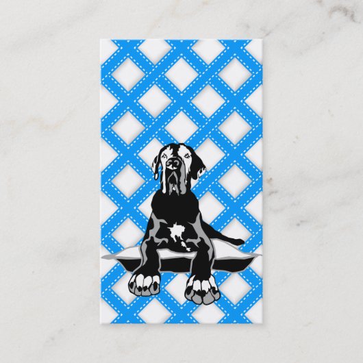 Meneer Great Dane Visitekaartje (Voorkant)