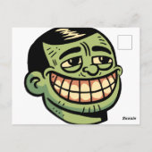 Meneer Groen Briefkaart (Achterkant)