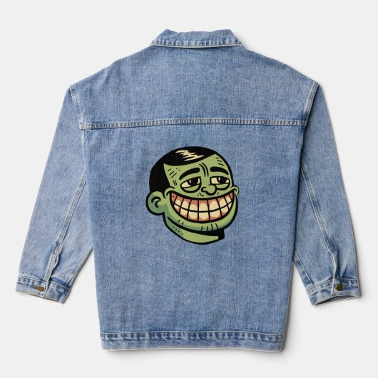Meneer Groen Denim Jacket (Achterkant)