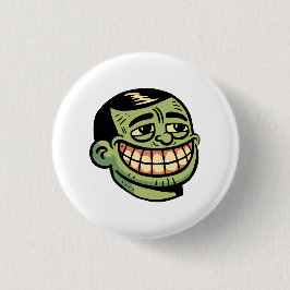 Meneer Groen Ronde Button 3,2 Cm