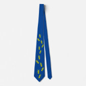 Meneer Hornet stropdas blauw (Voorkant)