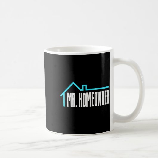 Meneer Huiseigenaar Eerste Keer Huiseigenaar House Koffiemok (Rechts)
