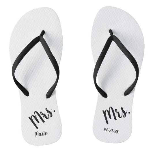 Meneer Huwelijksreis Teenslippers (Voetbed)
