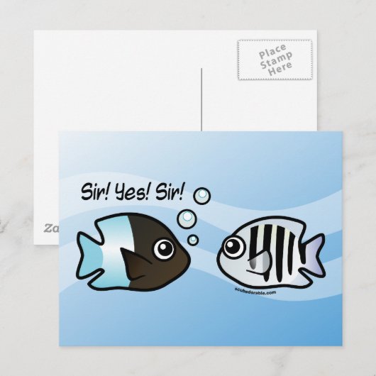 Meneer! Ja! Meneer! Briefkaart (Voorkant / Achterkant)