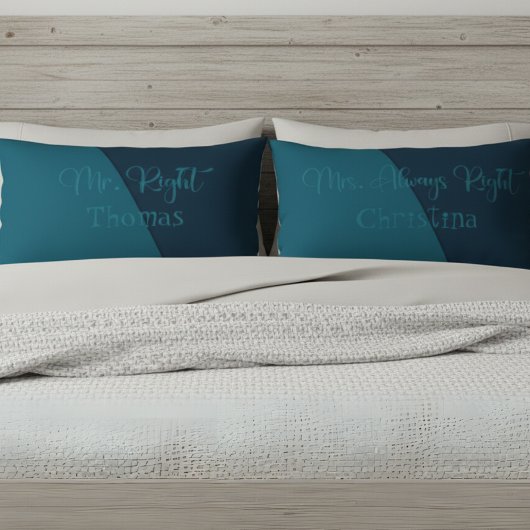 Meneer Juist & Mevrouw Altijd Juist Aangepast Kopp Kussensloop