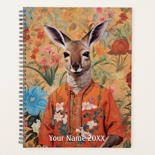Meneer Kangoeroe in zijn tuinplanner Planner (Voorkant)