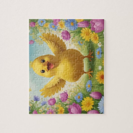 Meneer Kip Paaspuzzel Legpuzzel (Verticaal)