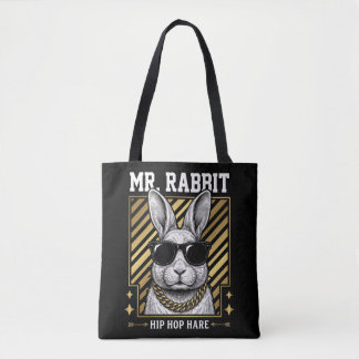 Meneer Konijn Hip Hop Haas Totaal Tote Bag