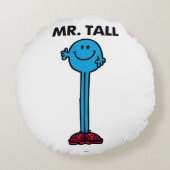 Meneer Lang | Rechtop Staand Rond Kussen (Achterkant)