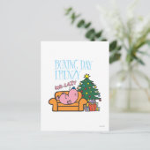 Meneer Lazy rust op een bank Briefkaart (Staand voorkant)