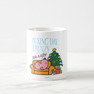 Meneer Lazy rust op een bank Koffiemok