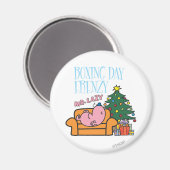 Meneer Lazy rust op een bank Magneet (Voorkant / Achterkant)