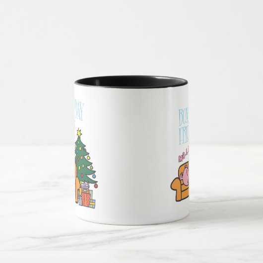 Meneer Lazy rust op een bank Mok (Midden)