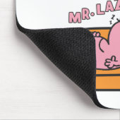 Meneer Lazy rust op een bank Muismat (Hoek)