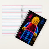 Meneer Lego Man Spiraal Notebook Notitieboek (Binnen)
