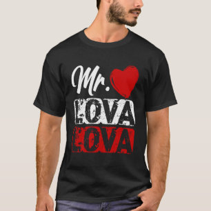 Meneer Lova Lova Grappig Romantisch Moedig Flirter T-shirt