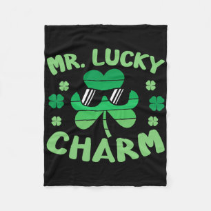 Meneer Lucky Charm Zonnebril St. Patrick's Day Jon Fleece Deken