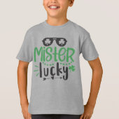 Meneer Lucky St Patrick T-shirt voor kinderen (Voorkant)