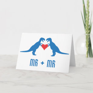 Meneer+Meneer- Liefde is Liefde Dinosauriërs Kaart